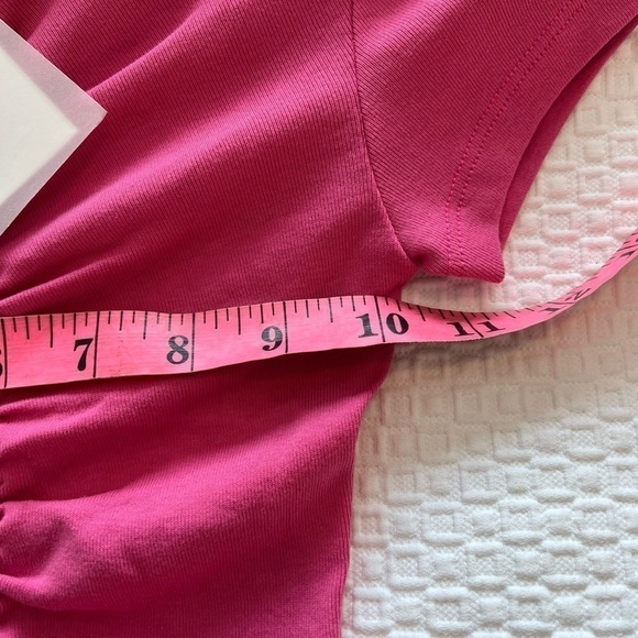 DAYDREAMER HOOK & EYE BABY TEE IN PINK COSMO - Picture 12 of 16